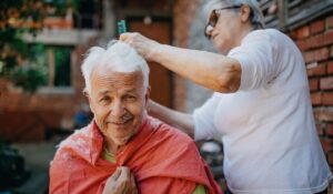 Senior Haircutting At Home Saskatoon